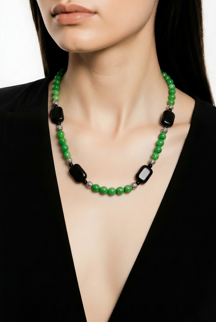 Green Serenity Layering Necklace