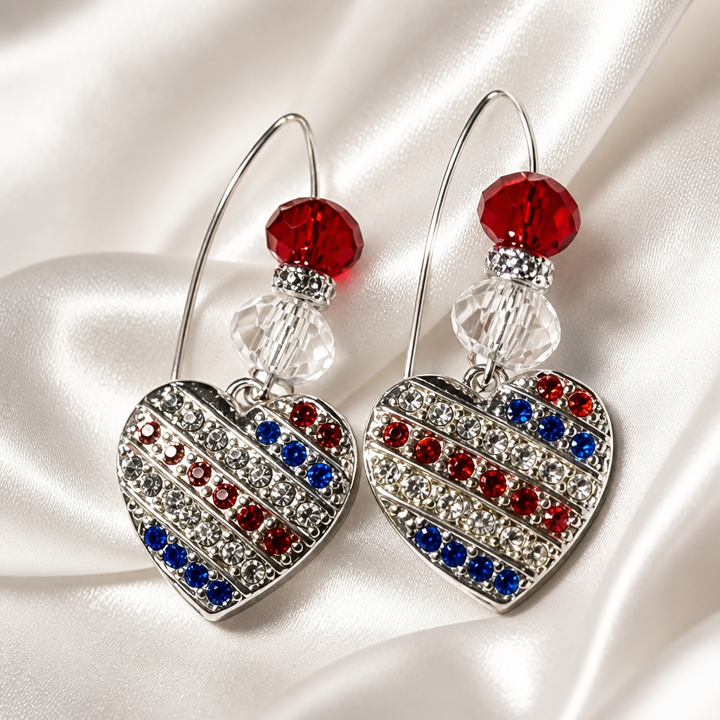 Heart of America Earring
