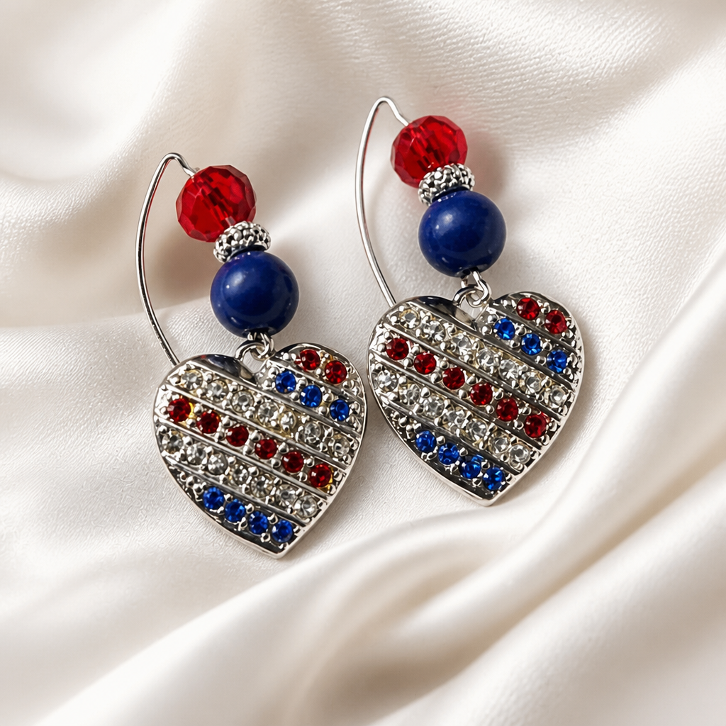 Heart of America Earring