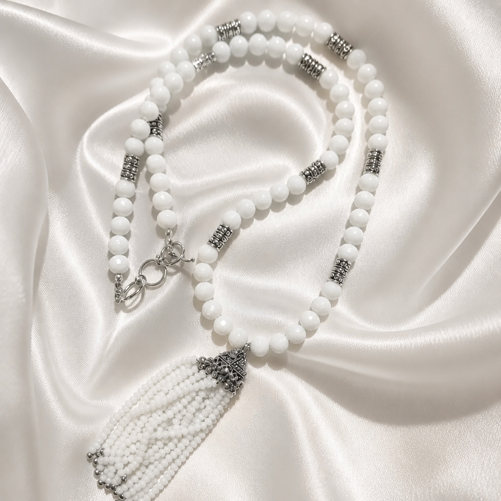 Ivory Elegance Tassel