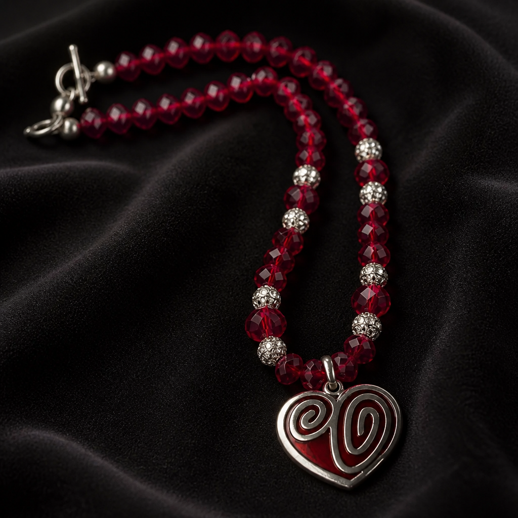 Crimson Heart Necklace