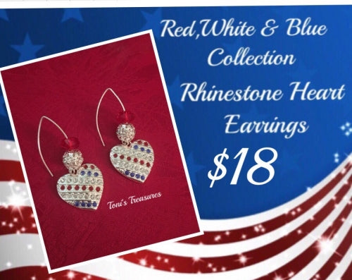 Red, White& Blue Earring Collection